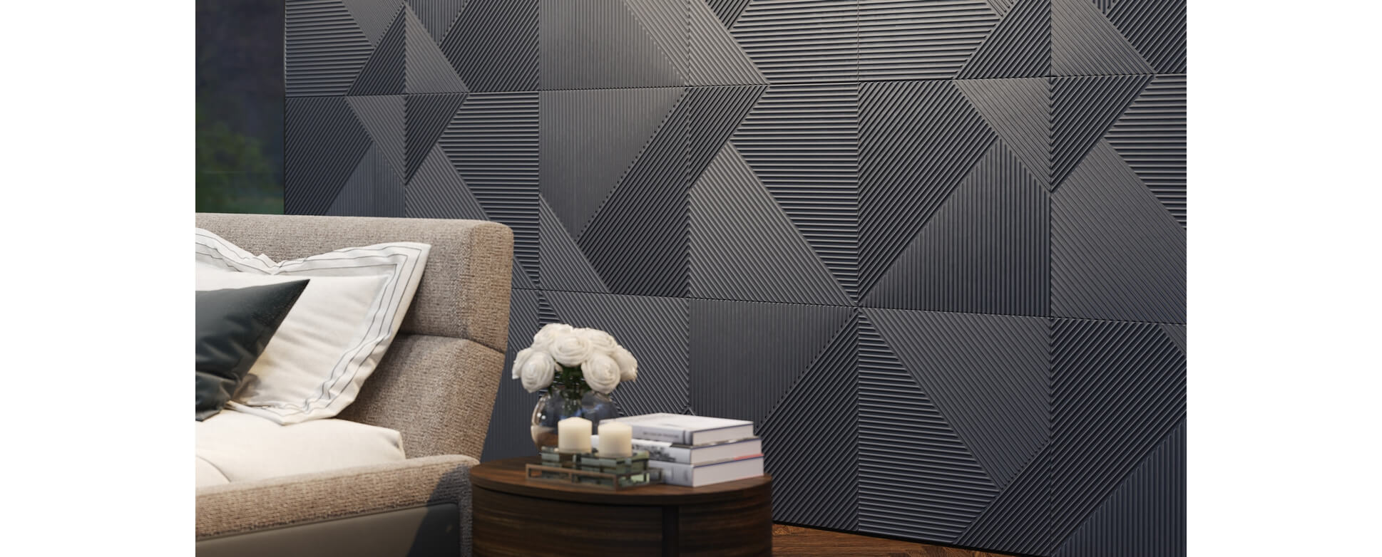 Wall panel Line Mdf - 3